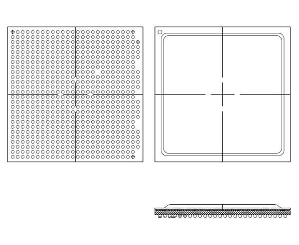  XC5VLX30T-3FFG665C 