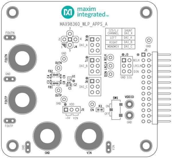  MAX98360AEVSYS#WLP 