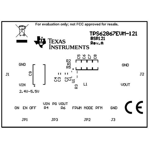  TPS62867EVM-121 