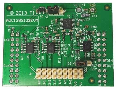  ADC128S102EVM 