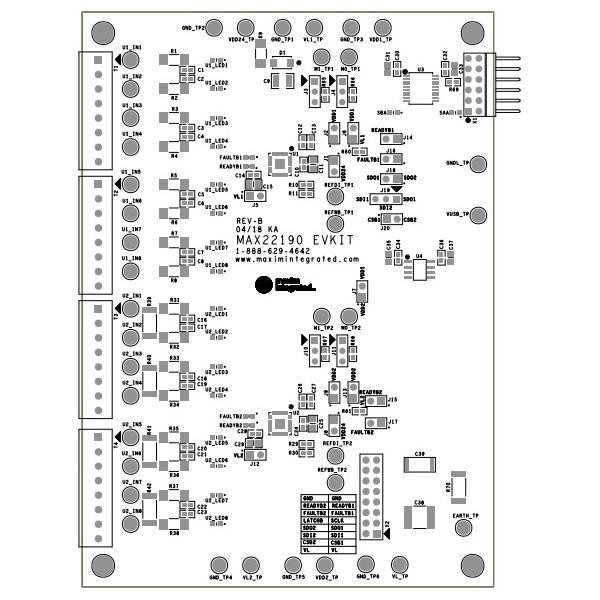  MAX22190EVSYS# 