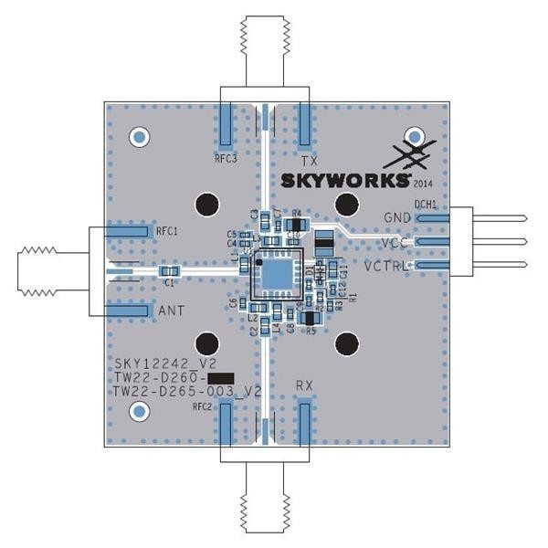  SKY12242-492LF-EVB 