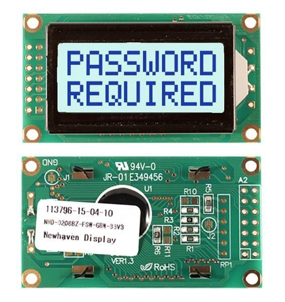  NHD-0208BZ-FSW-GBW-33V3 