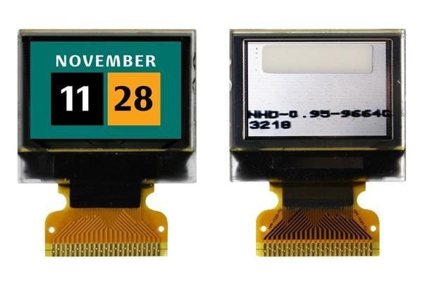  NHD-0.95-9664G 