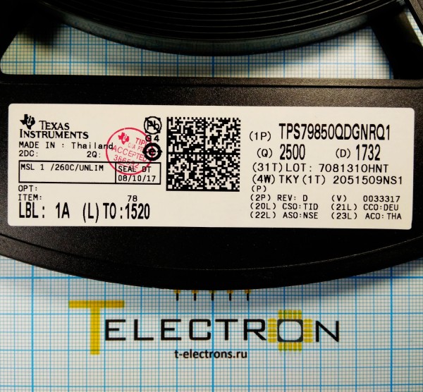  Микросхема TPS79850QDGNRQ1 