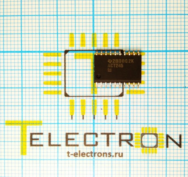  Микросхема SN74ACT245DW 