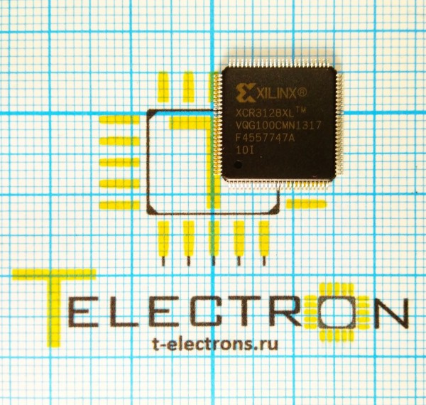  Микросхема XCR3128XL-10VQG100 