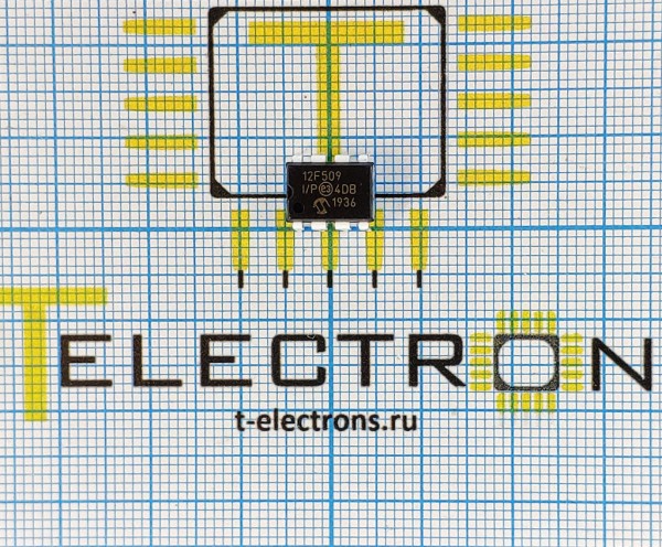  Микросхема PIC12F509-I/P 
