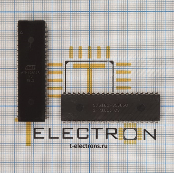  Микроконтроллер ATmega 16A-PU 