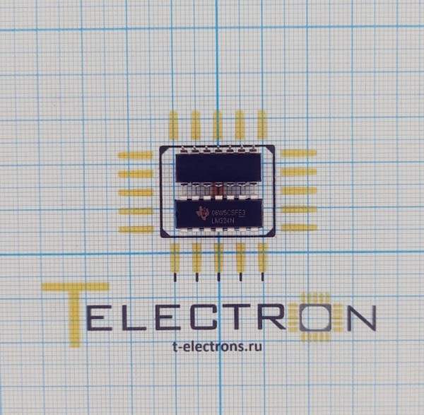  Микросхема LM324N 