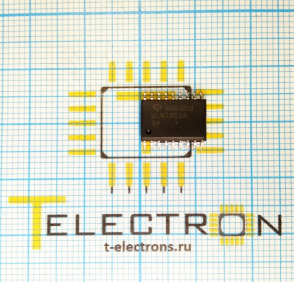  Транзистор Дарлингтона ULN2803ADW 