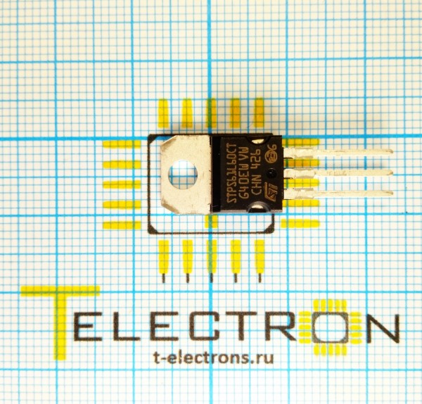  Выпрямитель Шоттки 60А, STPS61L60CT 