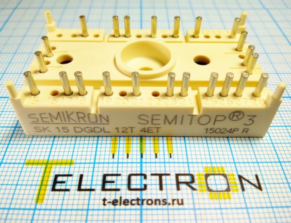  Силовой модуль 1.2 кВ, 15 А, SK15DGDL12T4ET 
