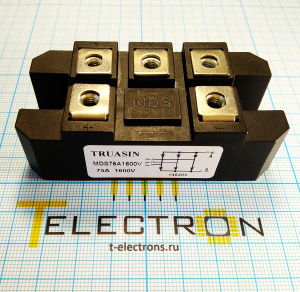  IGBT модуль 1600 В, 50 А, MDS75A1600V 