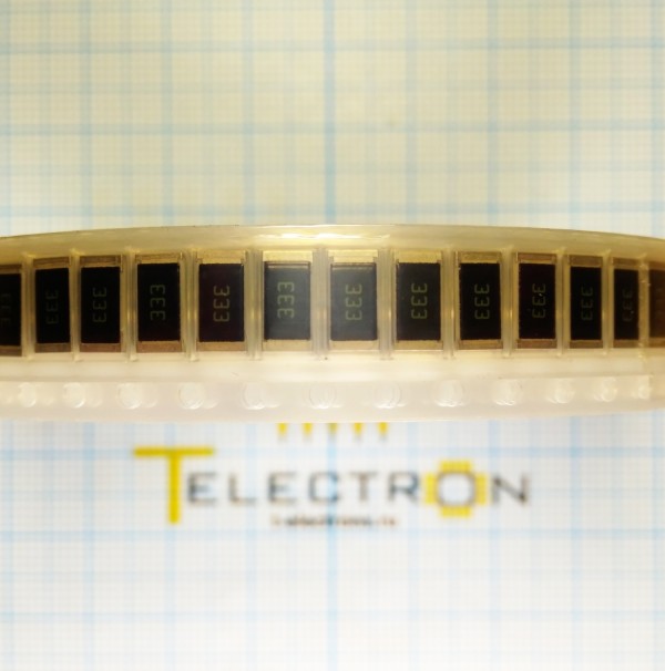  Резистор 33 кОм, 1Вт, 5%, SMD 2512, RC2512JK-0733KL 