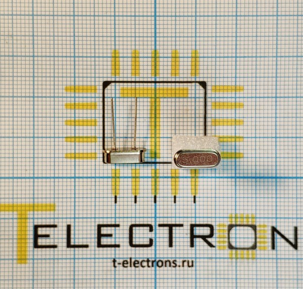 Резонатор кварцевый 5.000 MHz, HC-49US 