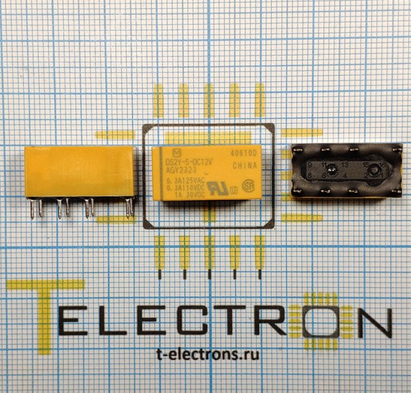  Реле электромагнитное DS2Y-S-DC12V 
