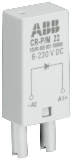  Модуль функциональный CR-P/M-62DV 24-60B AC/DC для реле CR-P/CR- M зел. ABB 1SVR405655R4100 