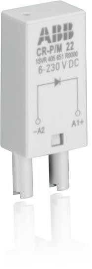  Модуль функциональный CR-P/M-42V 6-24B DC для реле CR-P CR-M зел. ABB 1SVR405652R1000 