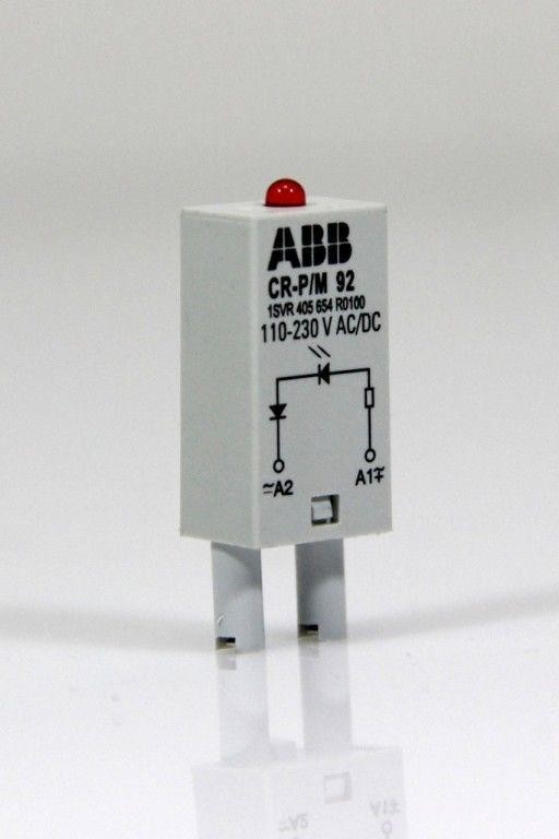  Модуль функциональный CR-P/M-92 110-230В AC/DC для реле CR-P/CR-M красн. ABB 1SVR405654R0100 
