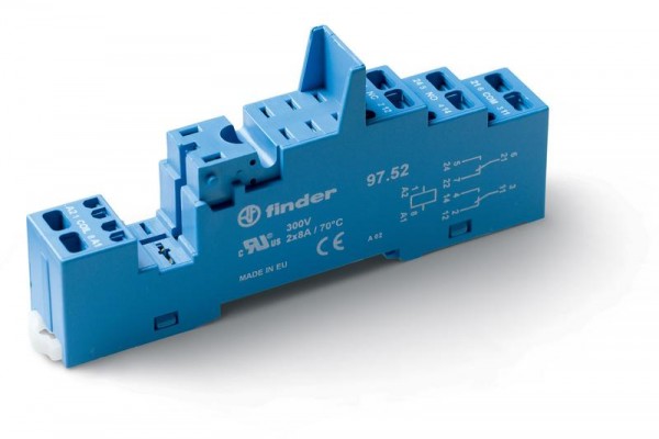 Соединитель шинный 2п 15.8мм для розеток Push-in серии 484C58 FINDER 09752 