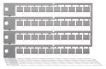  Блок маркировок для 19.21 пластик 40 этикеток FINDER 01940 