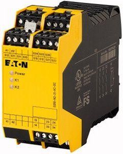  Реле безопасности двухканальное 24В AC/DC 230В AC/DC 50/60Гц ESR5-NO-31-24V-230VAC-DC EATON 118704 