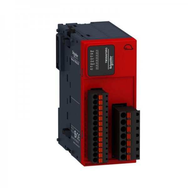  Модуль безопасности ТМ3-ESTOP кат. 4 пруж. клеммы Advantys OTB SchE TM3SAF5RG 