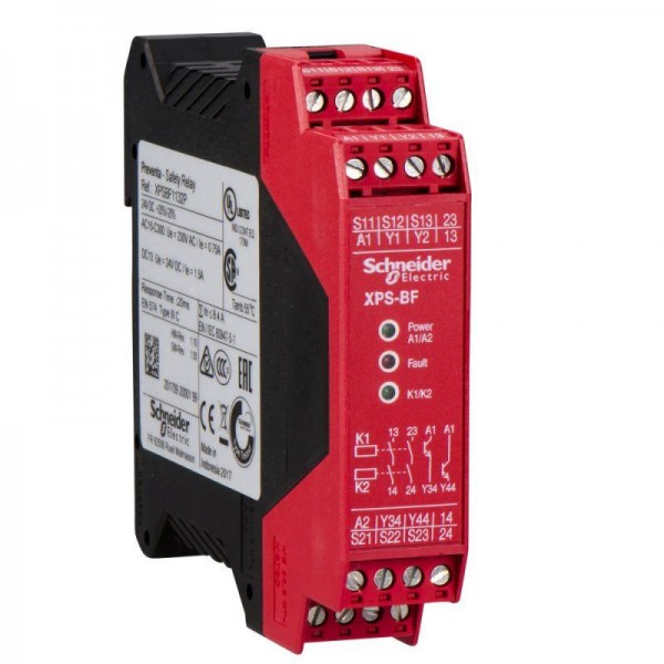  Модуль безопасности PREVENTA двуручной станции кат.4 SchE XPSBF1132P 