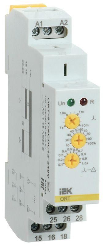  Реле пуска звезда-треугольник ORT 12-230В AC/DC ИЭК ORT-ST-ACDC12-240V 