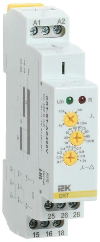  Реле пуска звезда-треугольник ORT 400В AС ИЭК ORT-ST-AC400V 