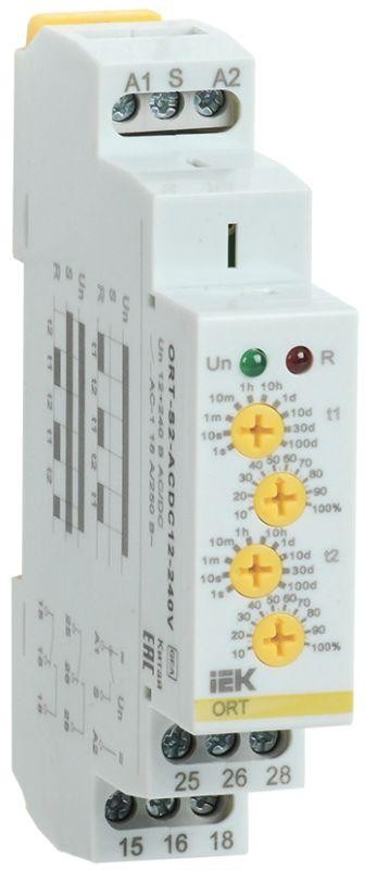  Реле циклическое ORT 2 конт. 12-240В AC/DC ИЭК ORT-S2-ACDC12-240V 