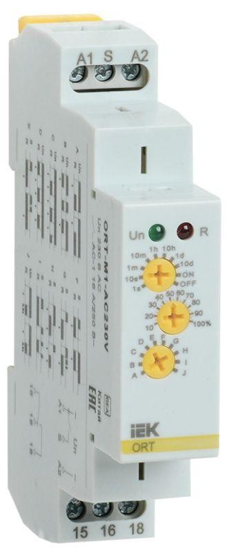  Реле времени ORT многофункциональное 1 конт. 230В AС ИЭК ORT-M1-AC230V 