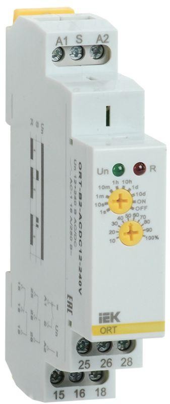  Реле задержки выключения ORT 2 конт. 12-240В AС/DC ИЭК ORT-B2-ACDC12-240V 