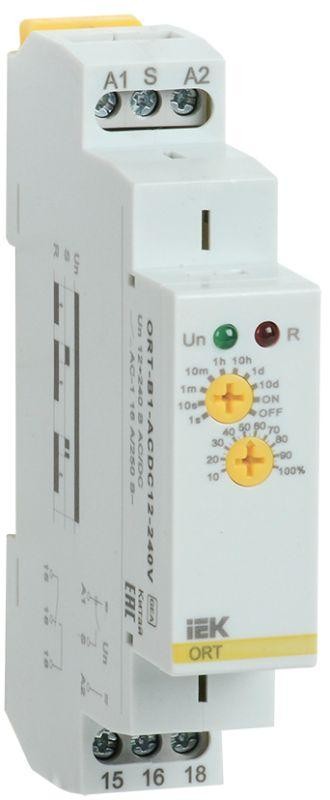  Реле задержки выключения ORT 1 конт. 12-240В AС/DC ИЭК ORT-B1-ACDC12-240V 
