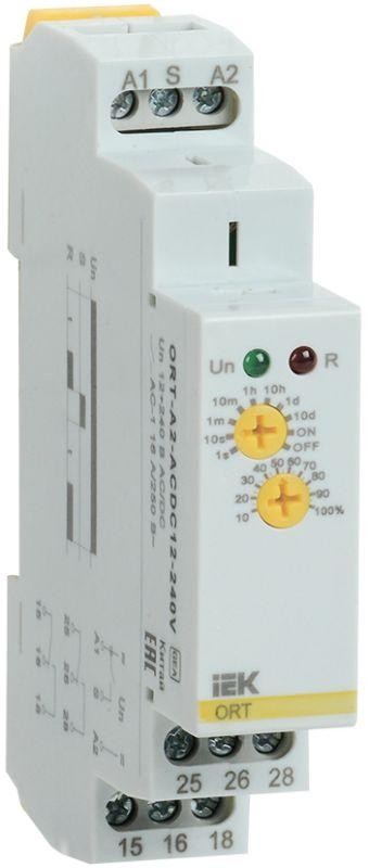  Реле задержки включения ORT 2 конт. 12-240В AС/DC ИЭК ORT-A2-ACDC12-240V 