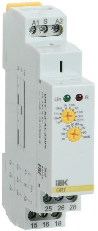  Реле задержки включения ORT 2 конт. 230В AС ИЭК ORT-A2-AC230V 