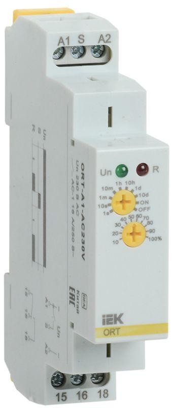  Реле задержки включения ORT 1 конт. 230В AС ИЭК ORT-A1-AC230V 