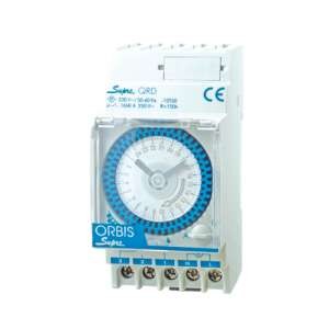  Реле времени модульное недельное SUPRA QRS шаг 7дней с рез. Orbis OB290332 