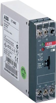  Реле времени CT-AWE (с проскальз. при размык.) 110-130В AC 0.1с..10с. 1ПК ABB 1SVR550140R1100 