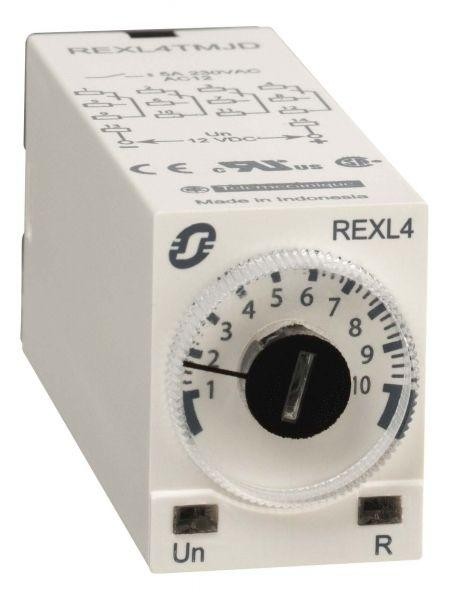  Реле времени съемн. 5А 230В 4CO АС SchE REXL4TMP7 