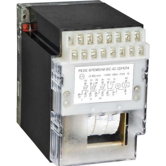  Реле времени ВС-43-3-4 220В 50Гц РЭЛСИС A8011-76914466 