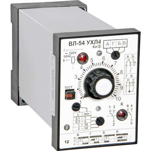  Реле времени ВЛ-54 110/220В (0.1-30мин) РЭЛСИС A8011-76911496 