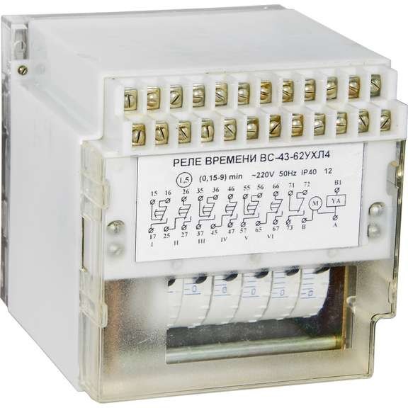  Реле времени ВС-43-62 110В 50Гц РЭЛСИС A8011-76914534 