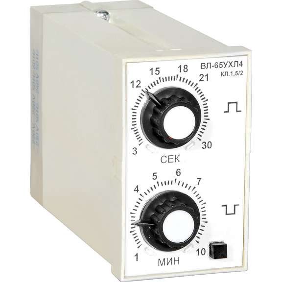 Реле времени ВЛ-65 110В (имп. 0.3-3с пауза 1-10 с) РЭЛСИС A8011-76912004 