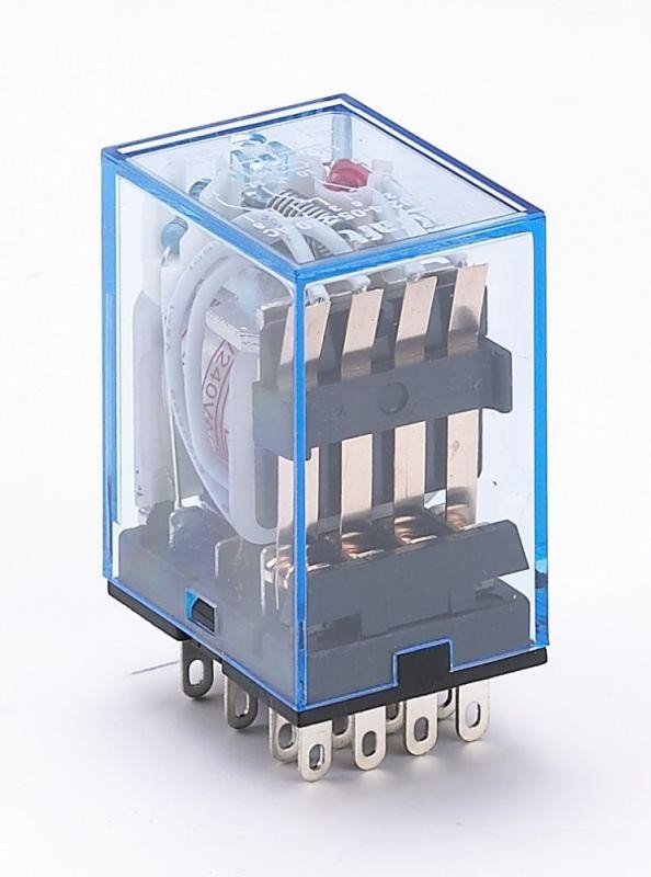  Реле промежуточное ПР-102 4 конт. с инд. LED 5А 220В AC SchE 23225DEK 