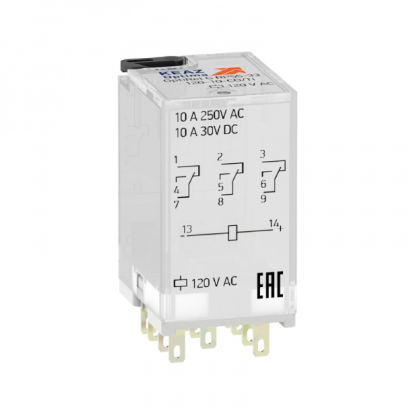  Реле промежуточное OptiRel G RP55-33-24D-10-CO-S КЭАЗ 282951 