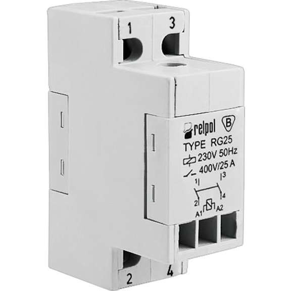  Реле модульное RG25-1022-28-1220 25А 2NO 220VDC 1.5M Relpol A8130-624456 