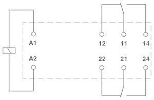  Реле одиночное REL-MR-230AC/21-21 Phoenix Contact 2961451 
