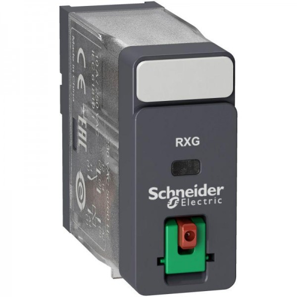  Реле промежуточное 10А 1СО~24В кнопка тест. SchE RXG11B7 
